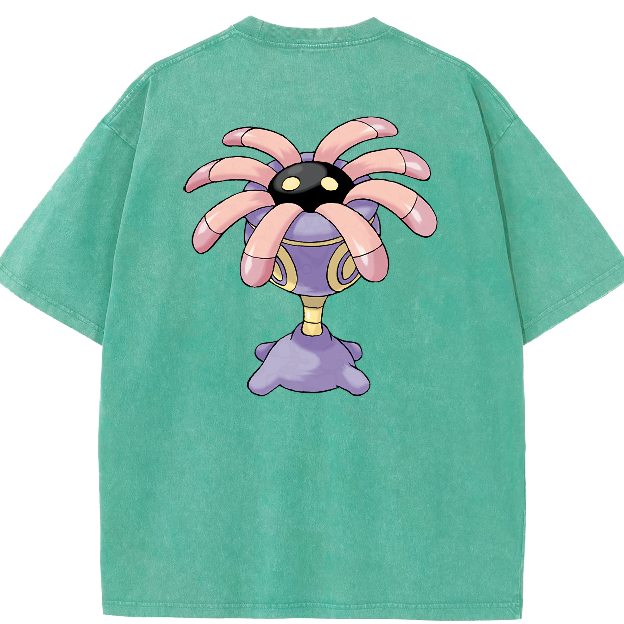 （画像用） ポケットモンスター Pokémon 綿100% ヴィンテージ風 半袖Tシャツ（背面プリント）